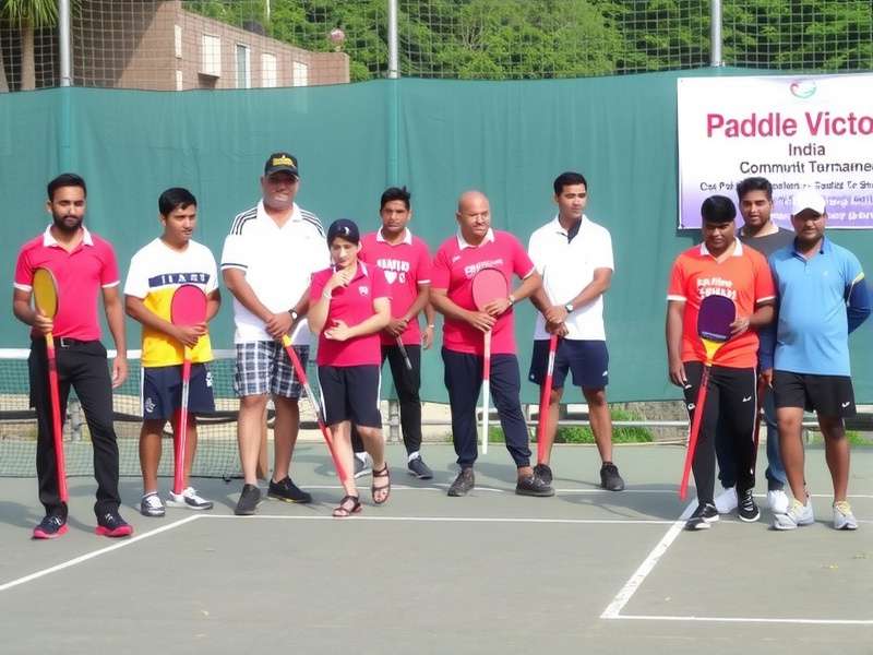 Community Tournament in Action Paddle Victor India Community Tournament